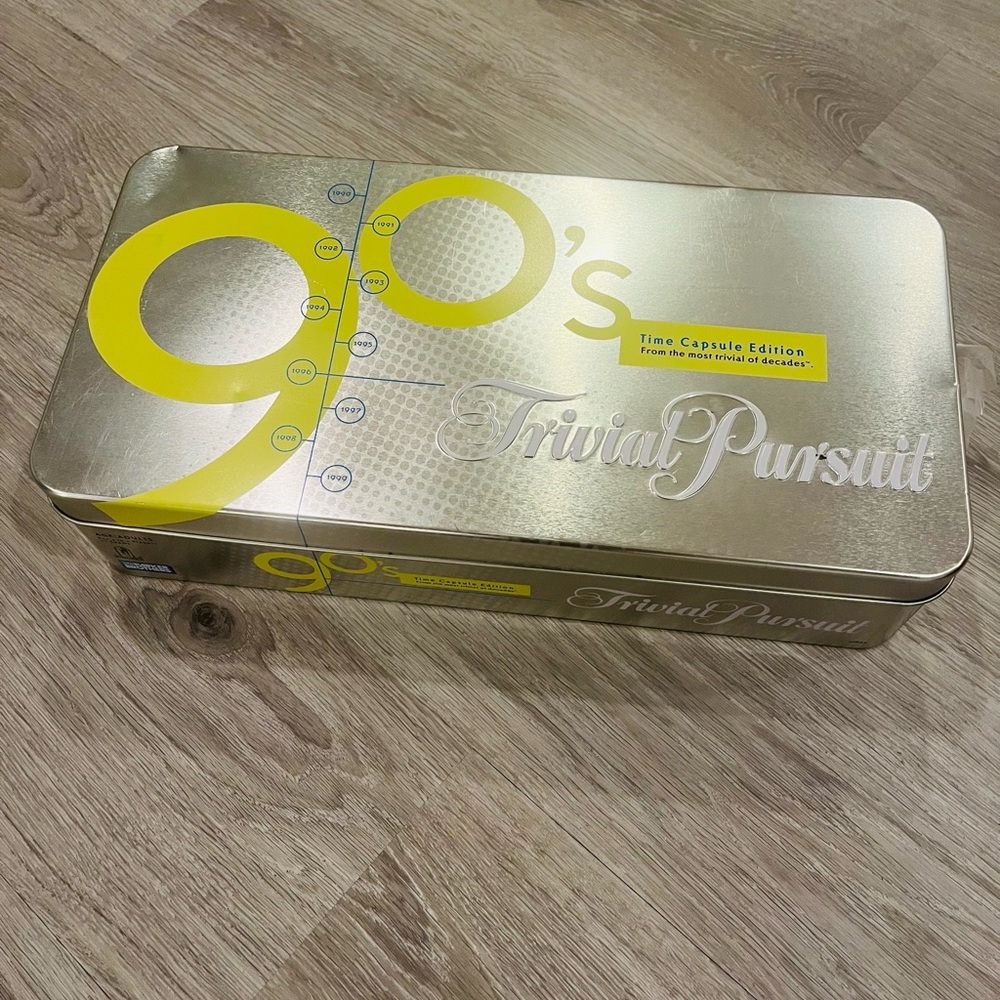 90’s Trivial Pursuit Time Capsule Edition board game